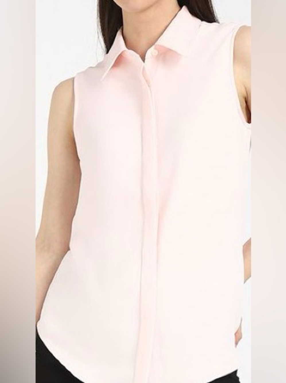New with tag light pink Calvin Klein sleeveless shirt size L